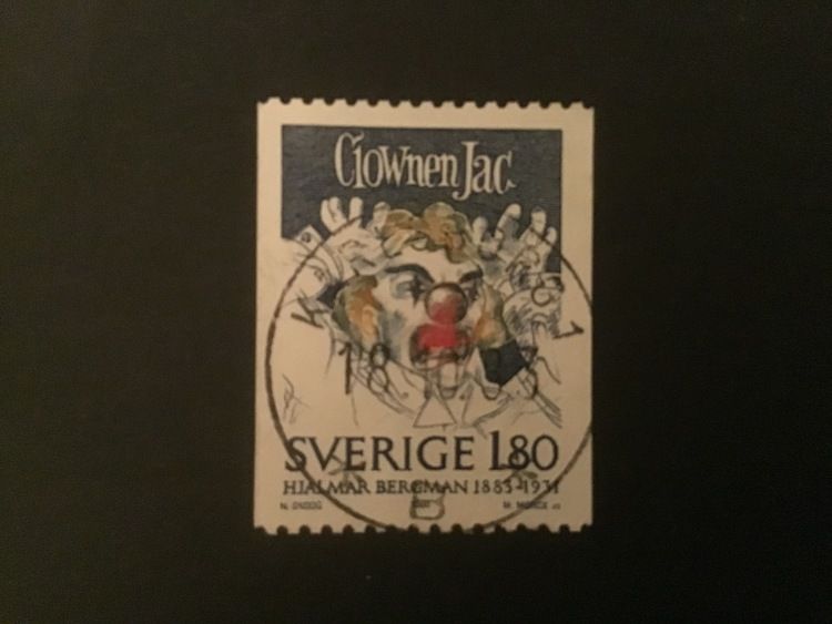 HJALMAR BERGMAN facit nr 1267 lyxstämplat KARLSBORG 1