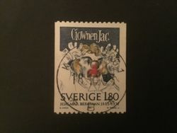 HJALMAR BERGMAN facit nr 1267 lyxstämplat KARLSBORG 1