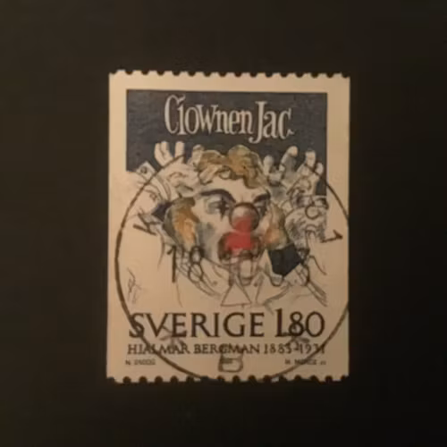 HJALMAR BERGMAN facit nr 1267 lyxstämplat KARLSBORG 1
