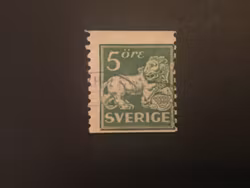 Stående lejon facit nr 140 A stämplat märke