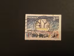 GLOBEN 1989 facit nr 1549 lyxstämplat STOCKHOLM-KLARA