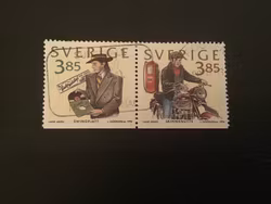 FYRA DECENIER 1996, facit nr 1983+1984 i stämplat par