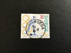 OLYMPISKT GULD I facit nr 1698 praktstämplat ÅSEDA