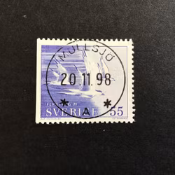 FLYKTING 71  1971 facit nr 724 B1 lyxstämplat MULLSJÖ