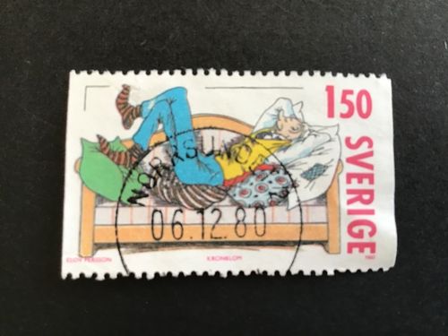 SVENSKA SERIER 1980 facit nr 1144 lyxstämplat NORRSUNDET 2