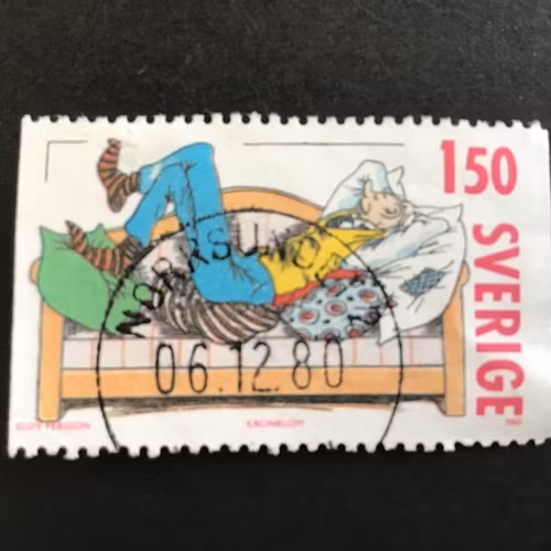 SVENSKA SERIER 1980 facit nr 1144 lyxstämplat NORRSUNDET 2