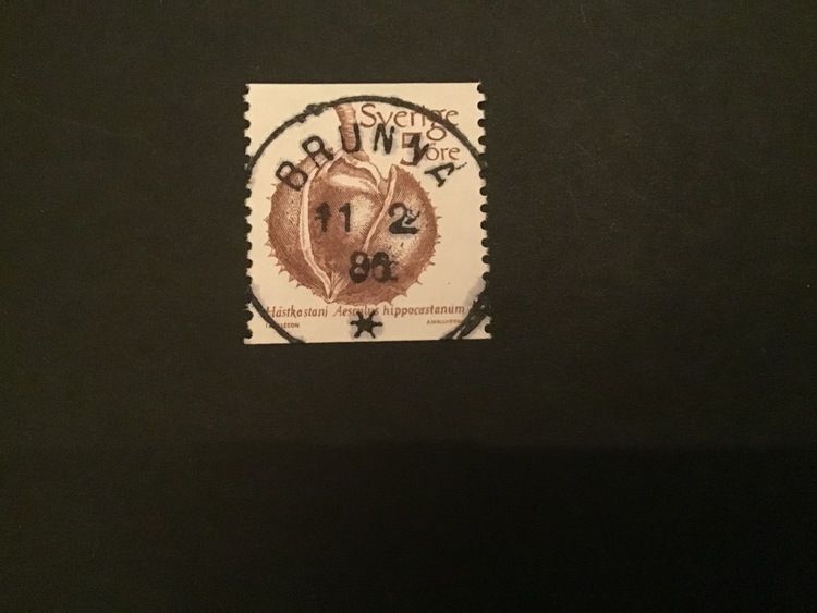 FRUKTER 1983 facit nr 1241 lyxstämplat BRUNNA