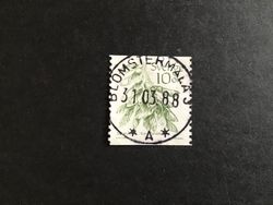 FRUKTER 1983 facit nr 1242 lyxstämplat BLOMSTERMÅLA 3