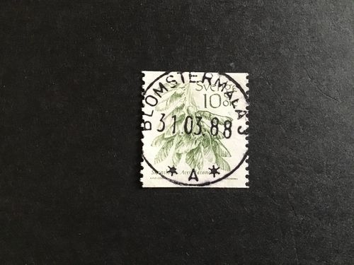FRUKTER 1983 facit nr 1242 lyxstämplat BLOMSTERMÅLA 3
