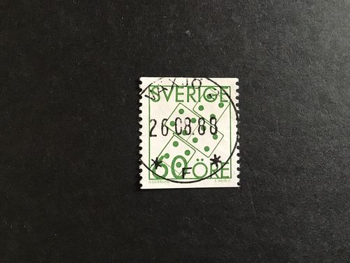SPEL 1985 facit nr 1372  lyxstämplat VÄXJÖ 2