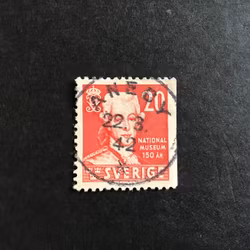 NATIONALMUSEUM 150 År facit nr 338 B2 lyxstämplat ANEBY