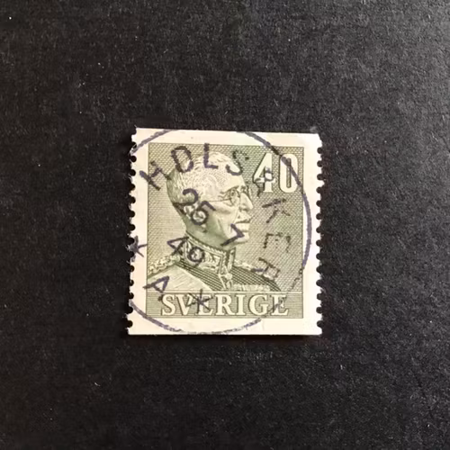 FACIT NR 281 PRAKTSTÄMPLAT HOLSÅKER