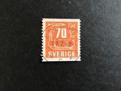 HÄLLRISTNINGAR facit nr 462 lyxstämplat EDSBYN