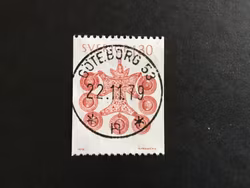 FOLKDRÄKTER 1979 facit nr 1107 lyxstämplat GÖTEBORG 53