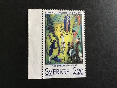 SVENSKA KONSTNÄRER facit nr 1515 Lyxstämplat HOFORS