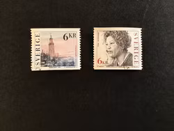 NOBELPRISTAGARE LITTERATUR 1993, facit nr 1818+1819 stämplade märken