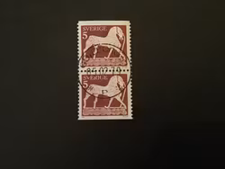 FORNTIDA KONST 1973 facit nr 816 BB lyxstämplat par GÖTEBORG  5