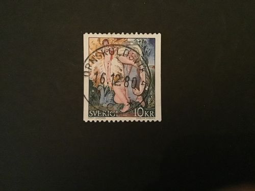 GÅSLISA 1973 facit nr 849 lyxstämplat ÖRNSKÖLDSVIK