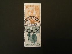 JULFÖRBEREDELSER 1977 facit nr 1023 SX lyxstämplat par MELLERUD