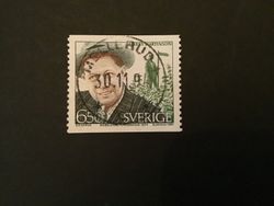 NOBELPRISTAGARE LITTERATUR facit nr 1875  lyxstämplat MELLERUD 1