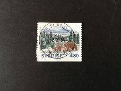 NATIONALPARKER 2 1990 facit nr 1603 lyxstämplat VETLANDA