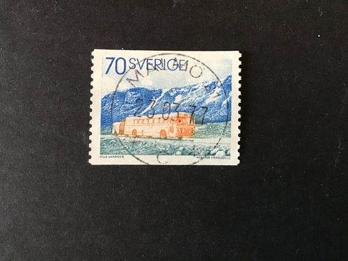 POSTDILLIGENSER 1973 facit nr 808 lyxstämplat MALMÖ