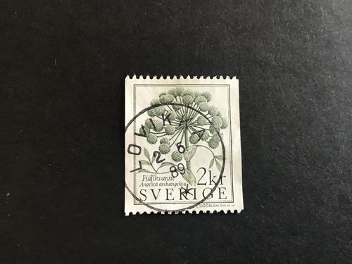 FJÄLLVÄRLD 1984 facit nr 1293 lyxstämplat LOVIKKA