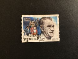 WILHELM MOBERG facit nr 2081 praktstämplat HANINGE
