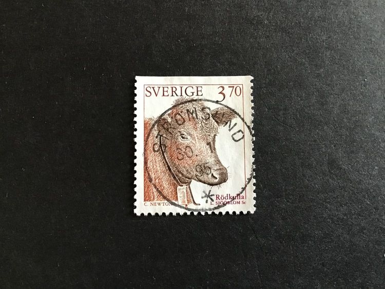 LANTDJUR 2 1995 facit nr 1879 lyxstämplat STRÖMSUND