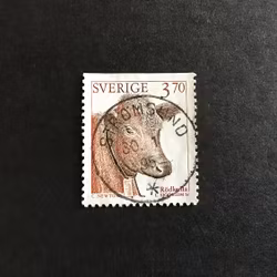 LANTDJUR 2 1995 facit nr 1879 lyxstämplat STRÖMSUND