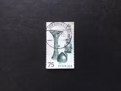 GUSTAF VI ADOLF 90 ÅR facit nr 799 lyxstämplat STOCKHOLM BAN