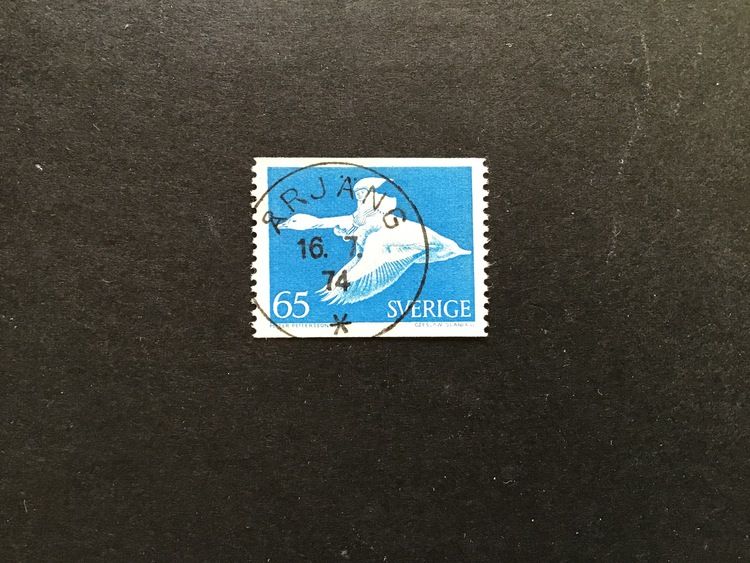 NILS HOLGERSSON 1971 facit nr 750 A lyxstämplat ÅRJÄNG