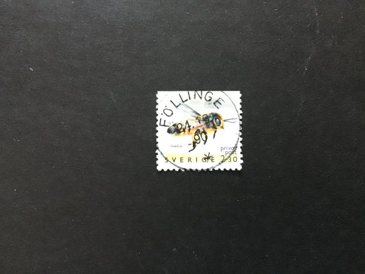 RABATTMÄRKEN XII facit nr 1628 BIODLING lyxstämplat FÖLLINGE