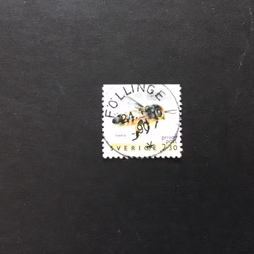 RABATTMÄRKEN XII facit nr 1628 BIODLING lyxstämplat FÖLLINGE