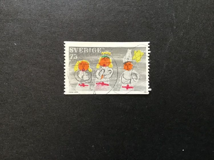 JULFRIMÄRKEN 1972 facit nr 795 lyxstämplat GÖTEBORG