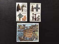VIKINGAR 1990, facit nr 1613-1616 SX stämplade par