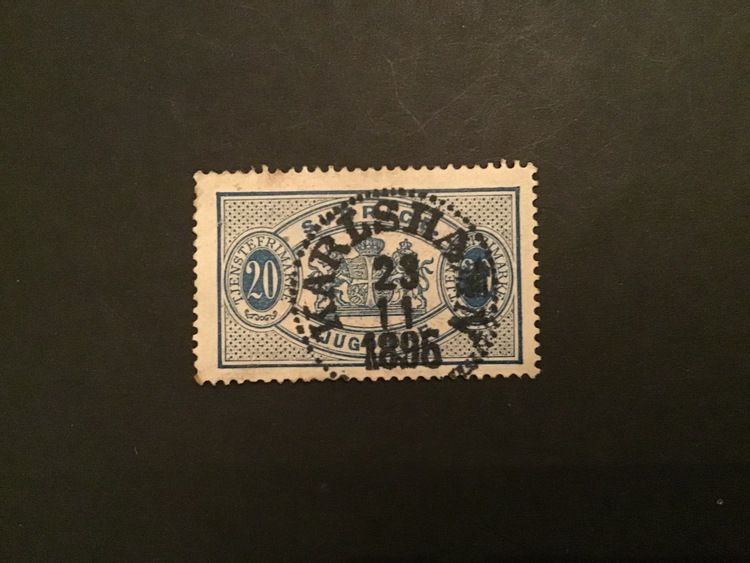 FACIT NR TJ 19 LYXSTÄMPLAT KARLSHAMN
