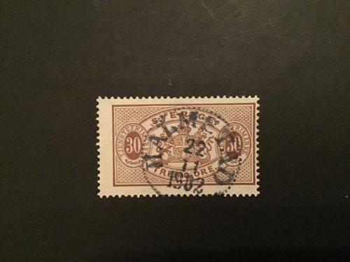 FACIT NR TJ 21 PRAKTSTÄMPLAT HALMSTAD