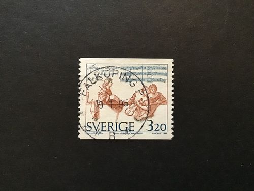 J.H.ROMAN 1994 facit nr 1857 lyxstämplat FALKÖPING