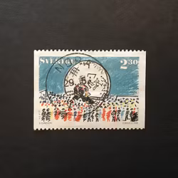 GLOBEN 1989 facit nr 1548 lyxstämplat NORA