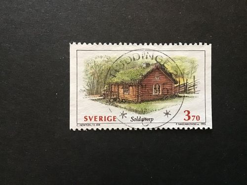 SVENSKA HUS I facit nr 1889 lyxstämplat HUDDINGE 2