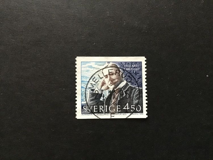 NOBELPRISTAGARE 1984 facit nr 1873 lyxstämplat MELLERUD