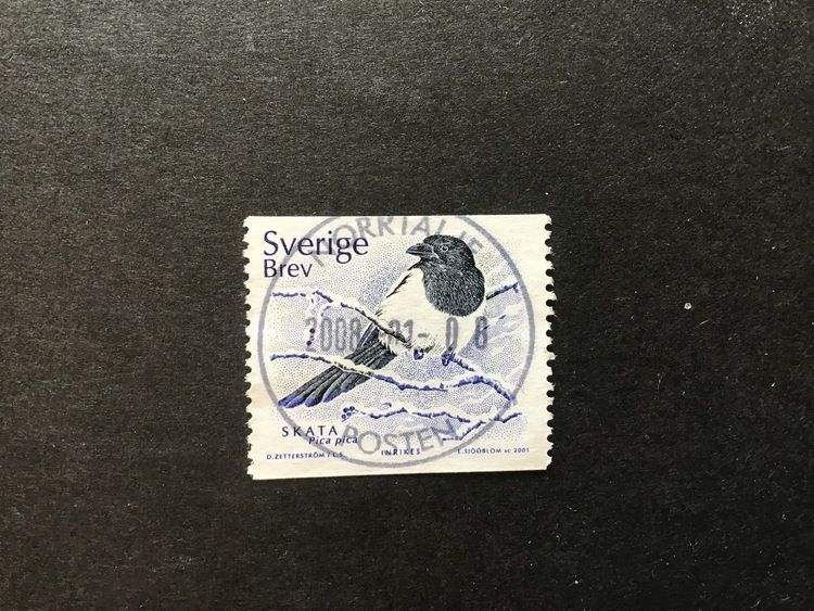 FYRA FÅGLAR-FYRA ÅRSTIDER facit nr 2239 lyxstämplat NORRTÄLJE