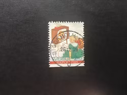 JULPOST 1989 facit nr 1597 praktstämplat STOCKHOLM-KLARA