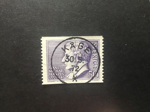 PERSONJUBILEER facit nr 760 lyxstämplat KÅGE