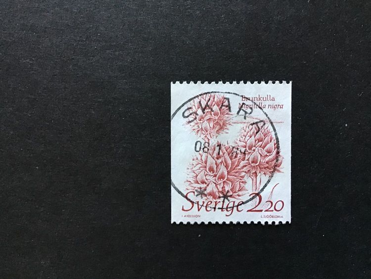 LEVANDE NATUR 1985 facit nr 1341 praktstämplat SKARA