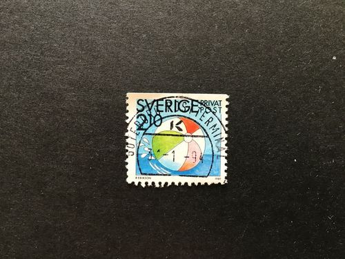 RABATTMÄRKEN XI facit nr 1560 Praktstämplat GÖTEBORG POSTTERMINAL