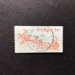 LAPPONIA 1972 facit nr 777 praktstämplat VINTROSA