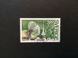 Satelitprojektet Viking facit nr 1323 lyxstämplat STOCKHOLM PFA