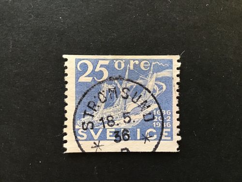 Postverket facit nr 250 lyxstämplat  STRÖMSUND